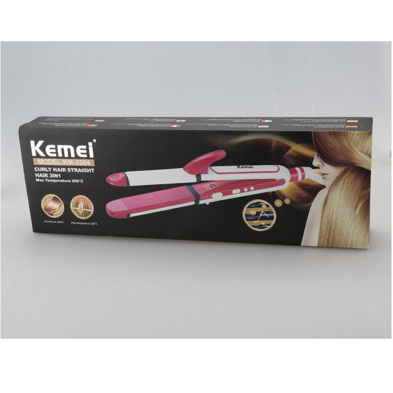 Kemei 3 in 1 Straightner