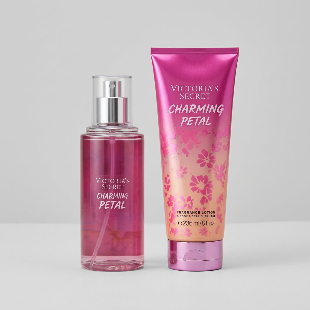 Victoria's secret Charming Petal  Bodymist & Lotion kit