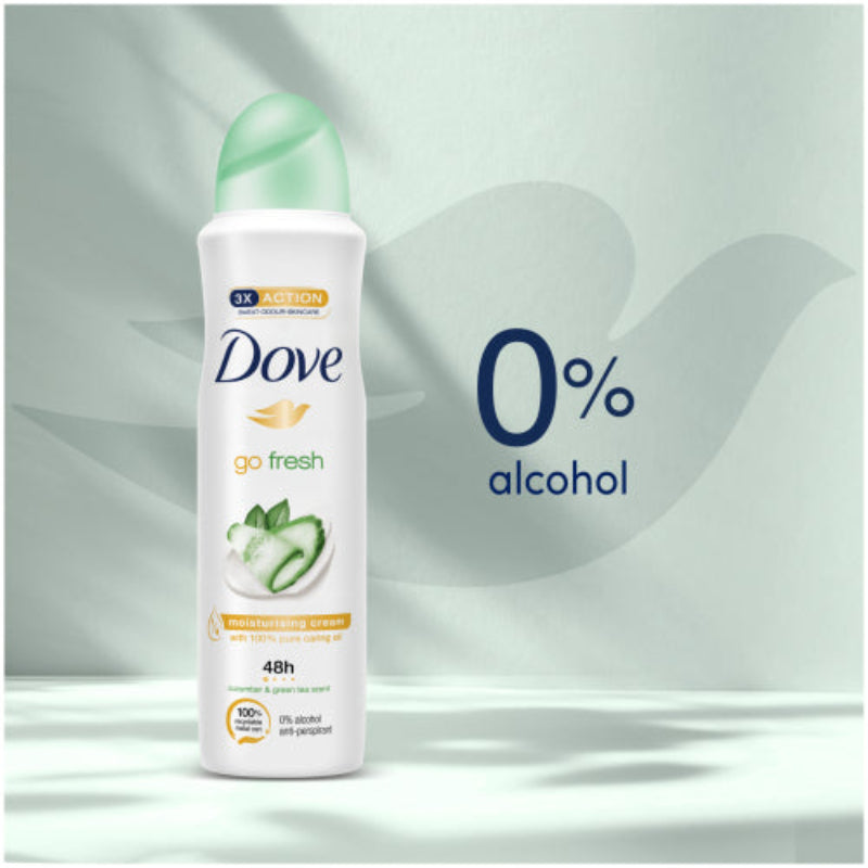 Dove Go Fresh Cucumber &amp; Green Tea Body Spray – 250ml