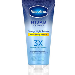 Vaseline Hijab Omega Night Renew Nourishing Serum - 180ml