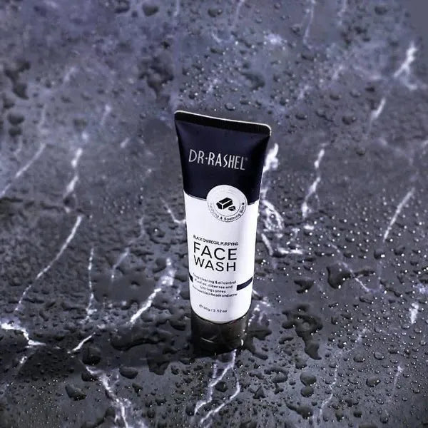 Dr.Rashel Black Charcoal Purifying Face Wash - 100g