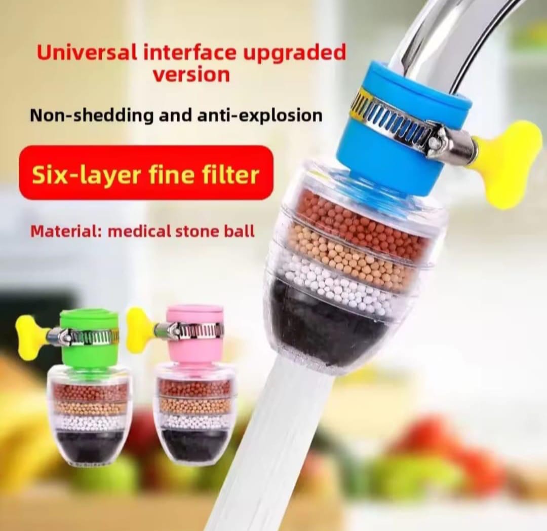 6 Layer Water Purifier Filter Faucet