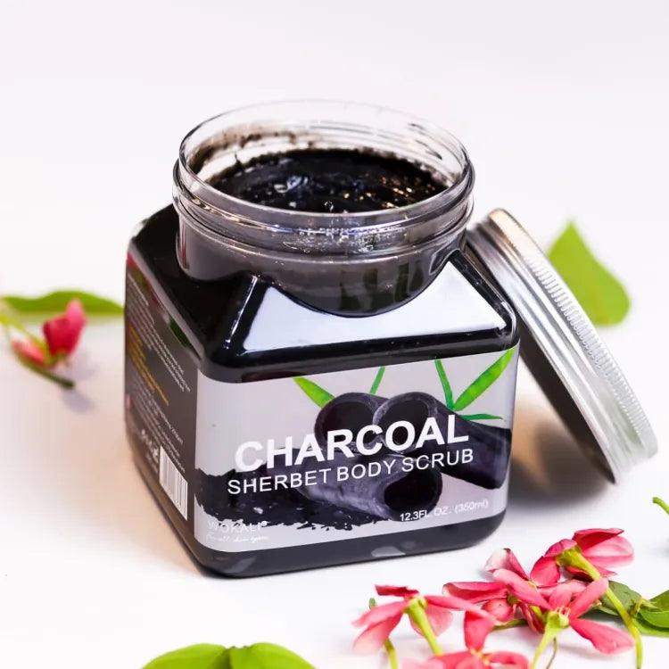 Wokali Black (Charcoal) Sherbet Body Scrub – 350ml