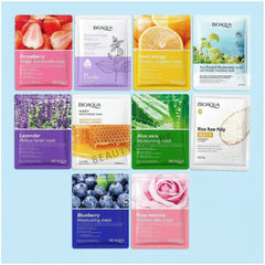 BIOAQUA Fruit & Plant Extract Facial Sheet Masks