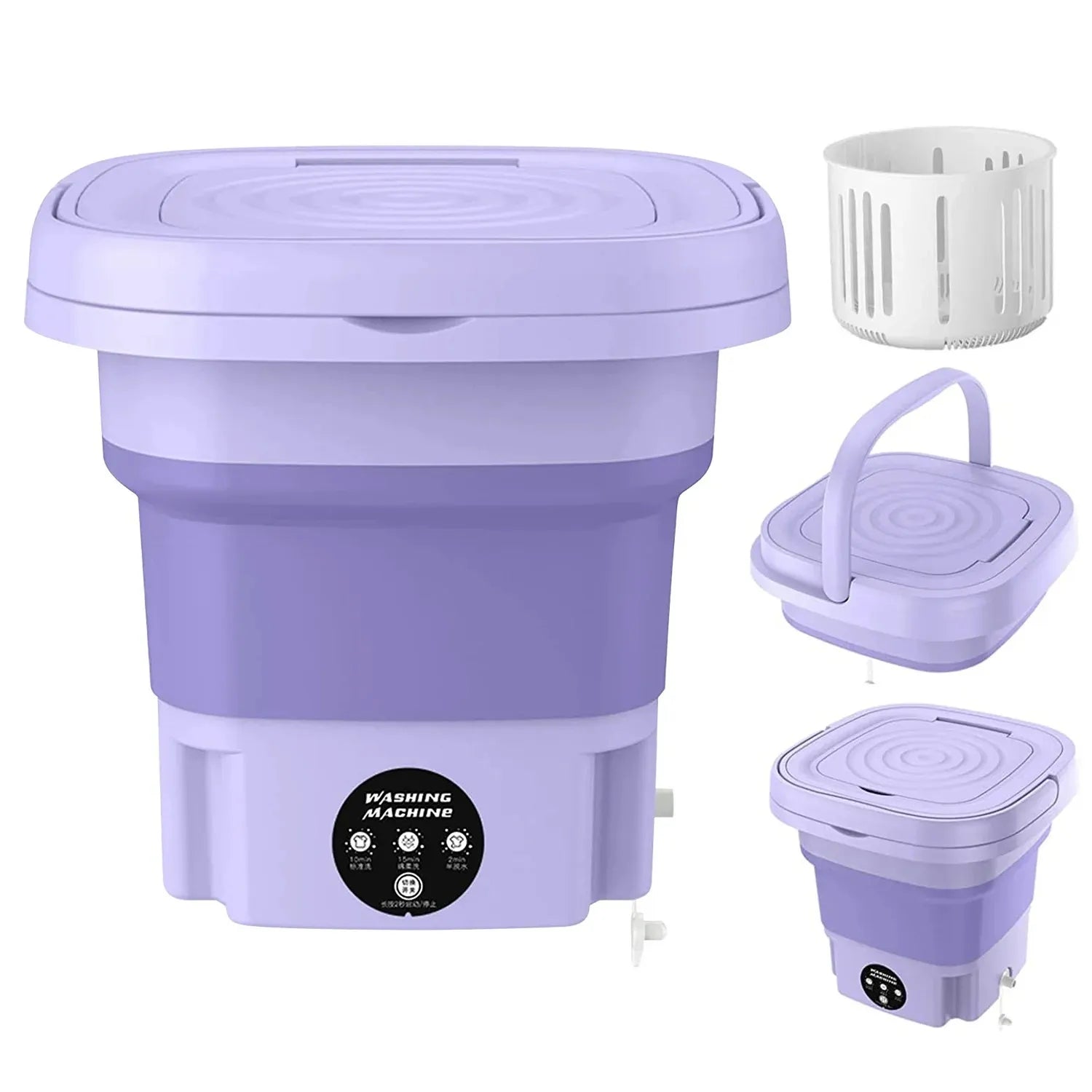 Portable Folding Washing Machine With Sensor