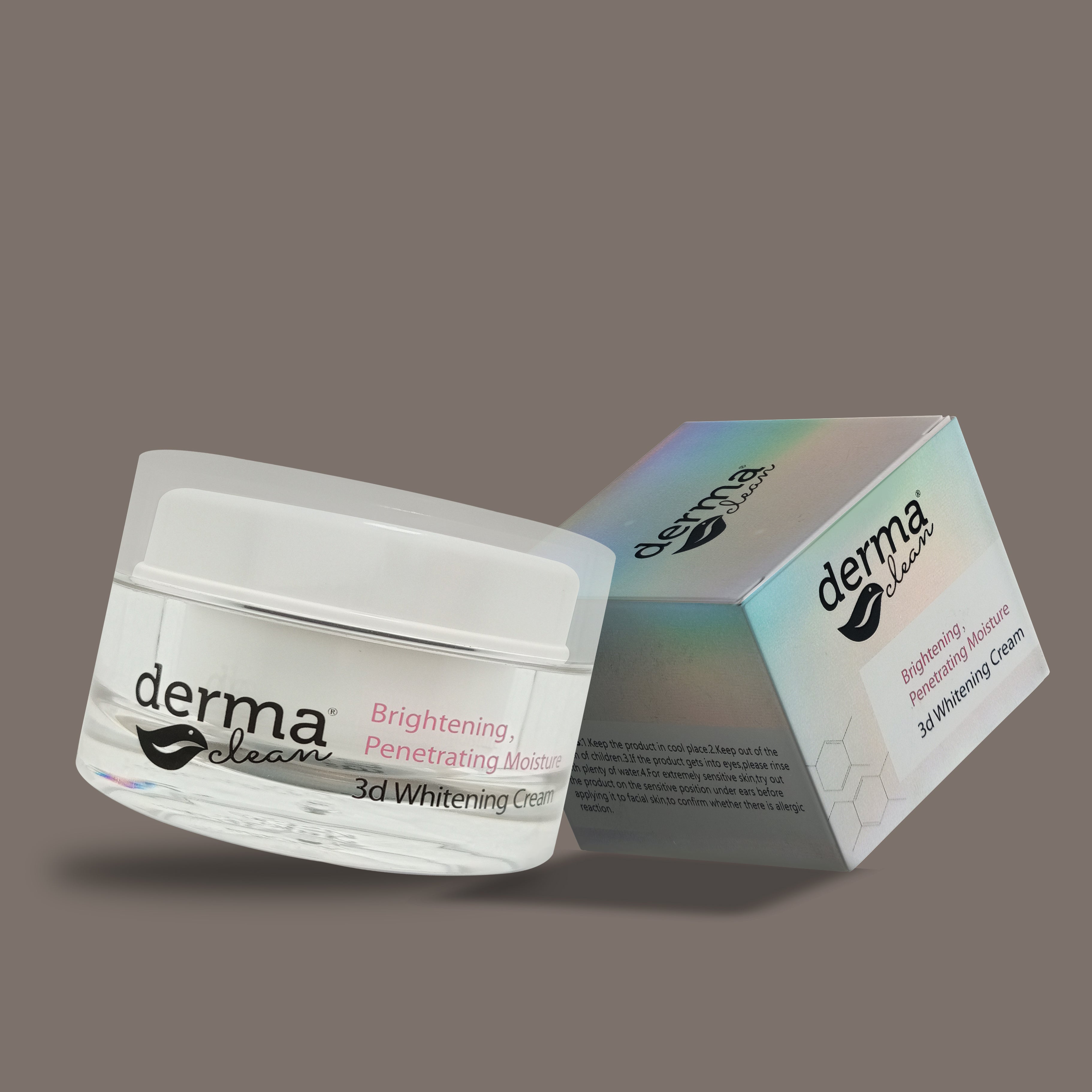 Derma Clean 3D Whitening Brightening Penetrating Moisture Cream - 30g