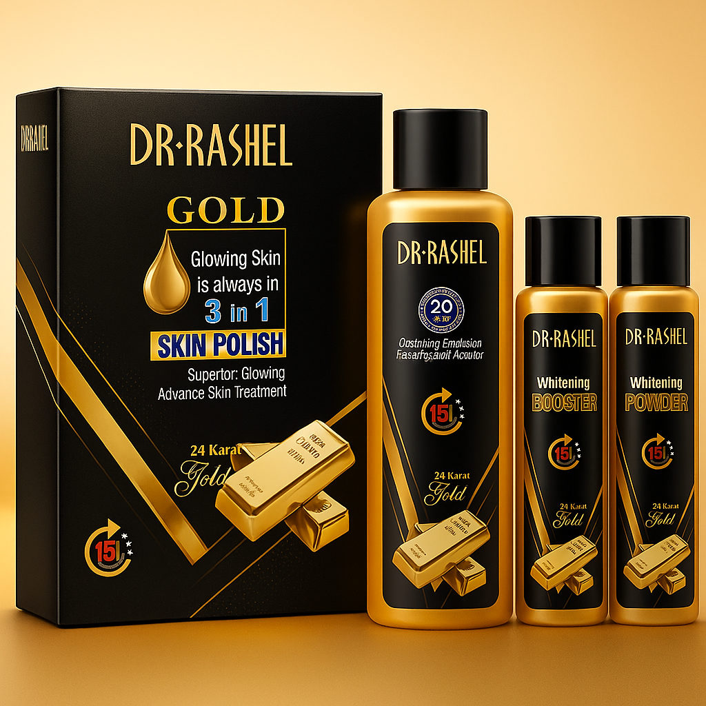 Dr. Rashel Gold 3-in-1 Skin Polish Kit