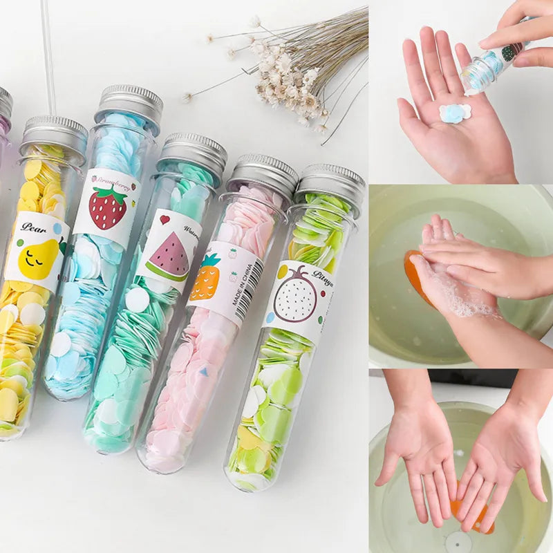 Flavour Design Tube Shape Bottle Paper Soap