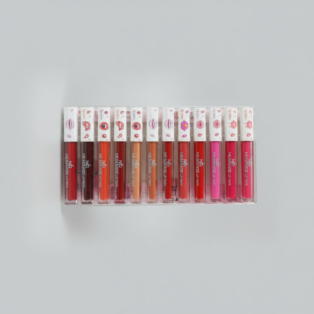 Modern Beauty Lip Tint Collection - Assorted Shades - 12 Shades