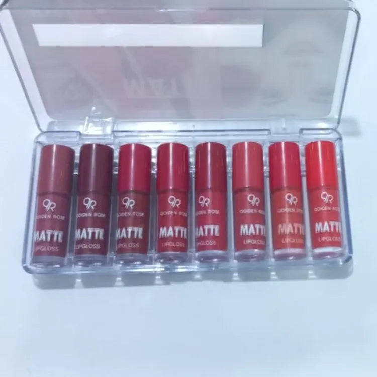 8 pc Professional Matt Lip Gloss