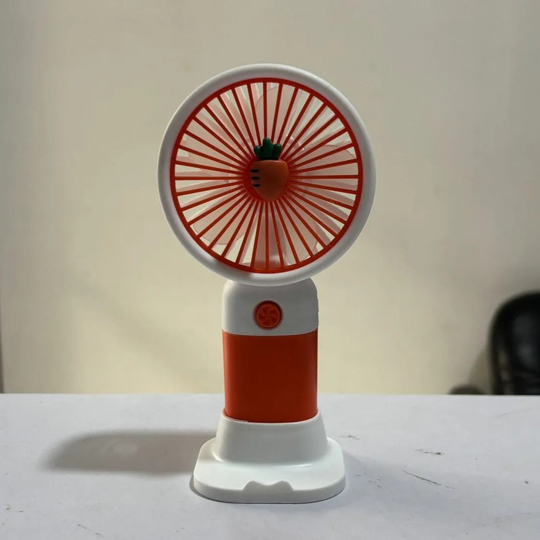Simple Portable Handheld Mini Fan – USB Rechargeable Personal Cooling Fan