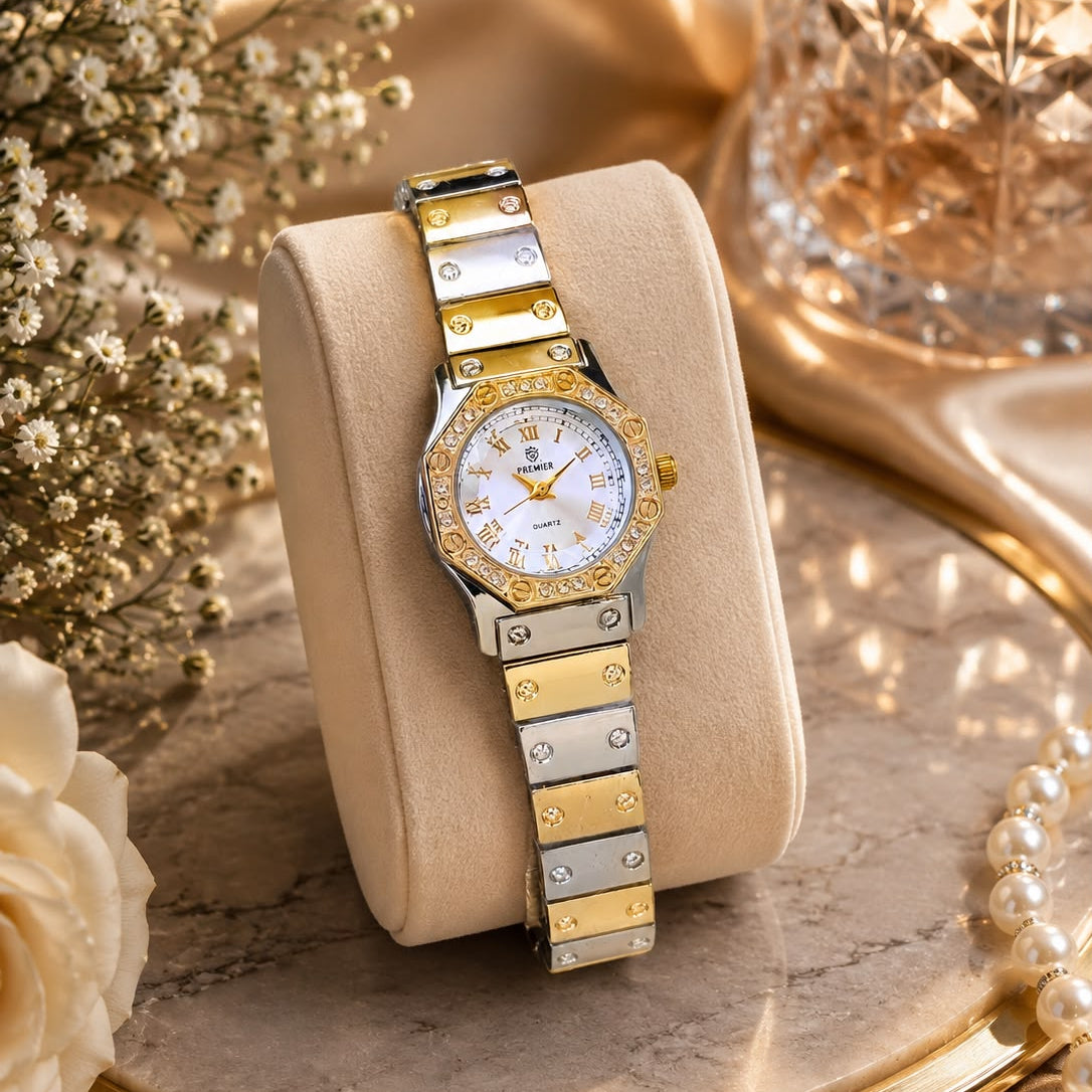 Premier Ladies Fancy Watch – New Model with Butterfly Lock