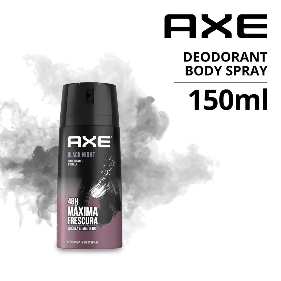 AXE Black Night – Black Caramel &amp; Vanilla Deodorant Body Spray (150ml)
