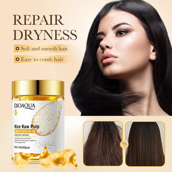 BIOAQUA Rice Raw Pulp Hair Essential Oil