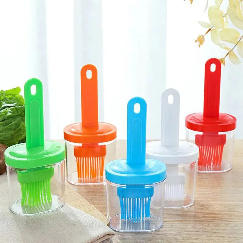 Silicone Oil Brush Bottle with Brush Oil Dispenser
