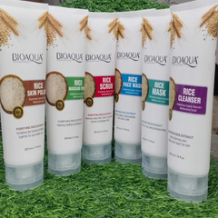 Bioaqua 6-Piece Rice Facial Set - 200 ml Each