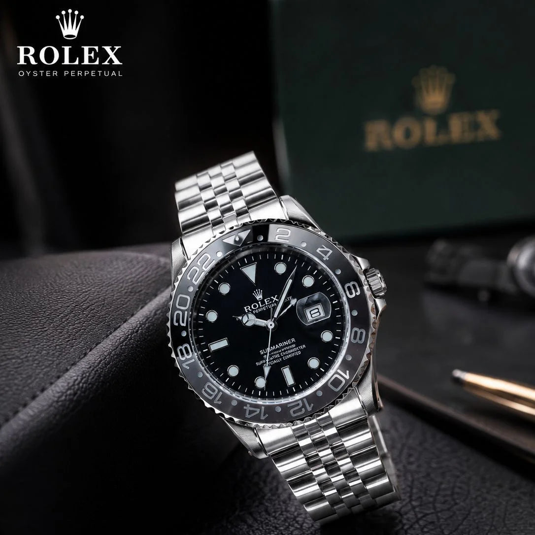 ROLEX Submariner Date Working Push Lock Watch - With Box