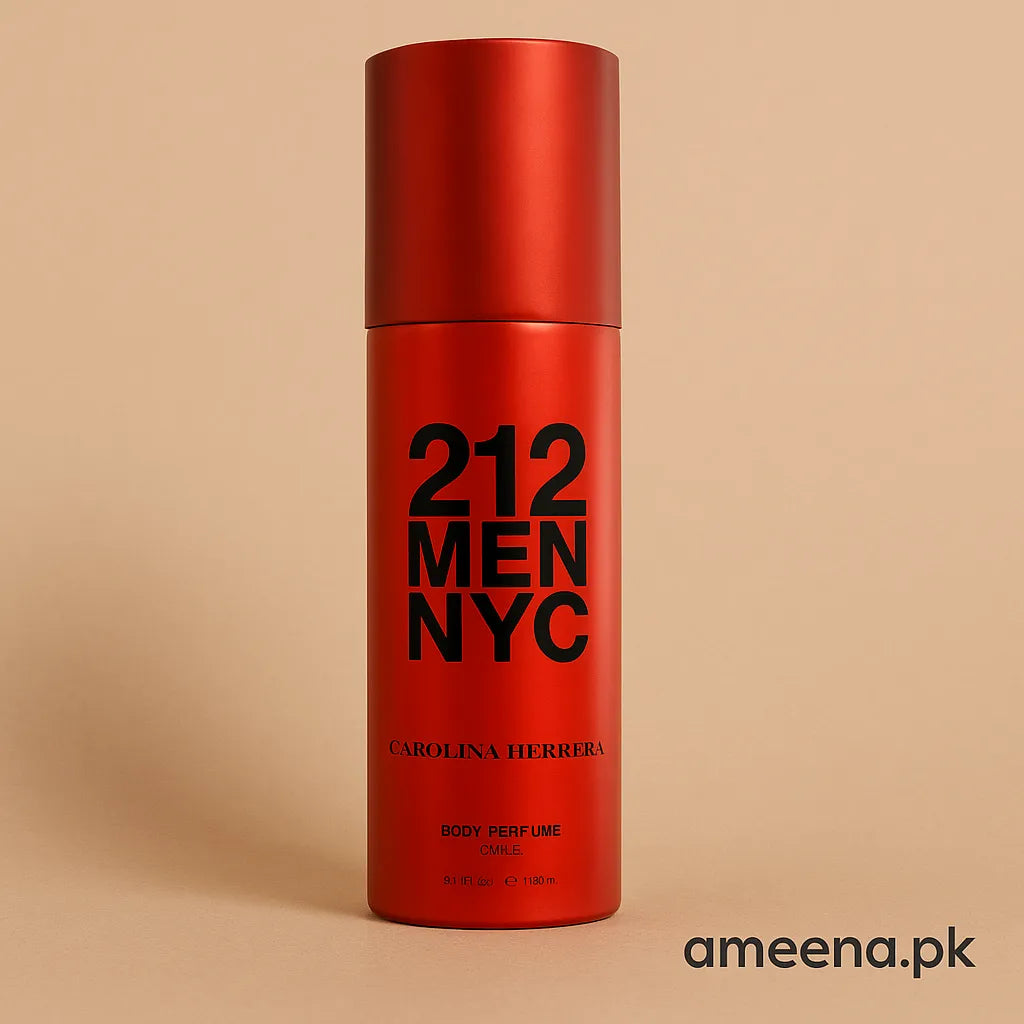 212 Men Nyc Body Perfume Spray - 100ml