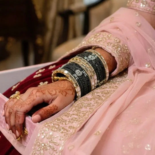 Oxidized Bangles Chura Set