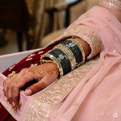 Oxidized Bangles Chura Set