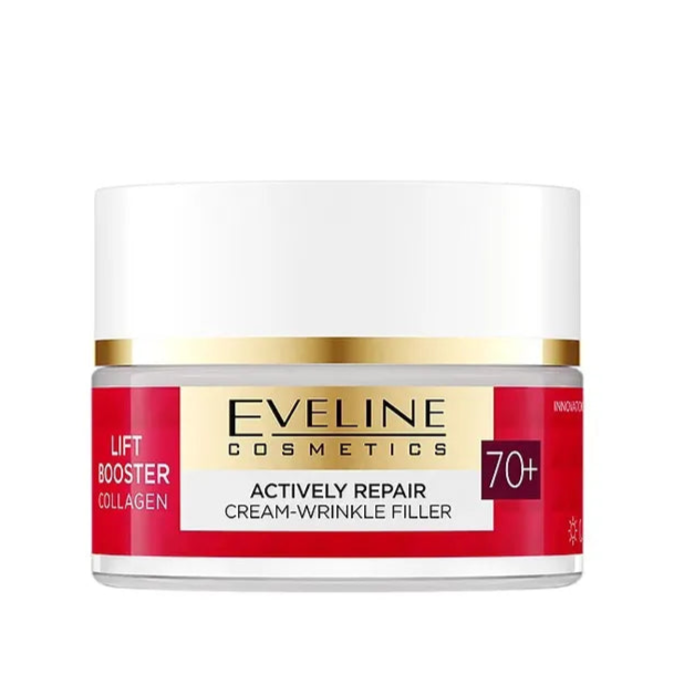 Eveline Lift Booster Collagen Ultra-Lifting Cream – Wrinkle Filler 60+ - 50ml