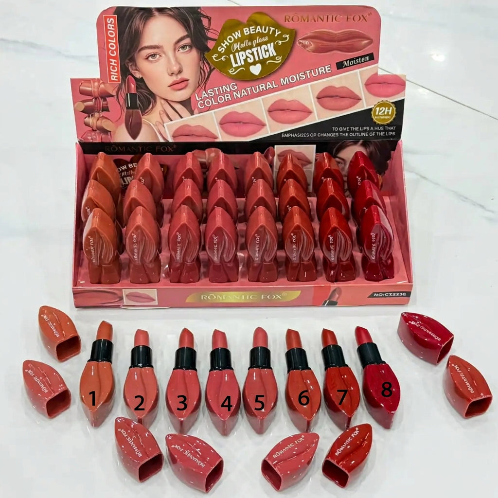 Romantic Fox Show Beauty Matte Gloss Lipstick