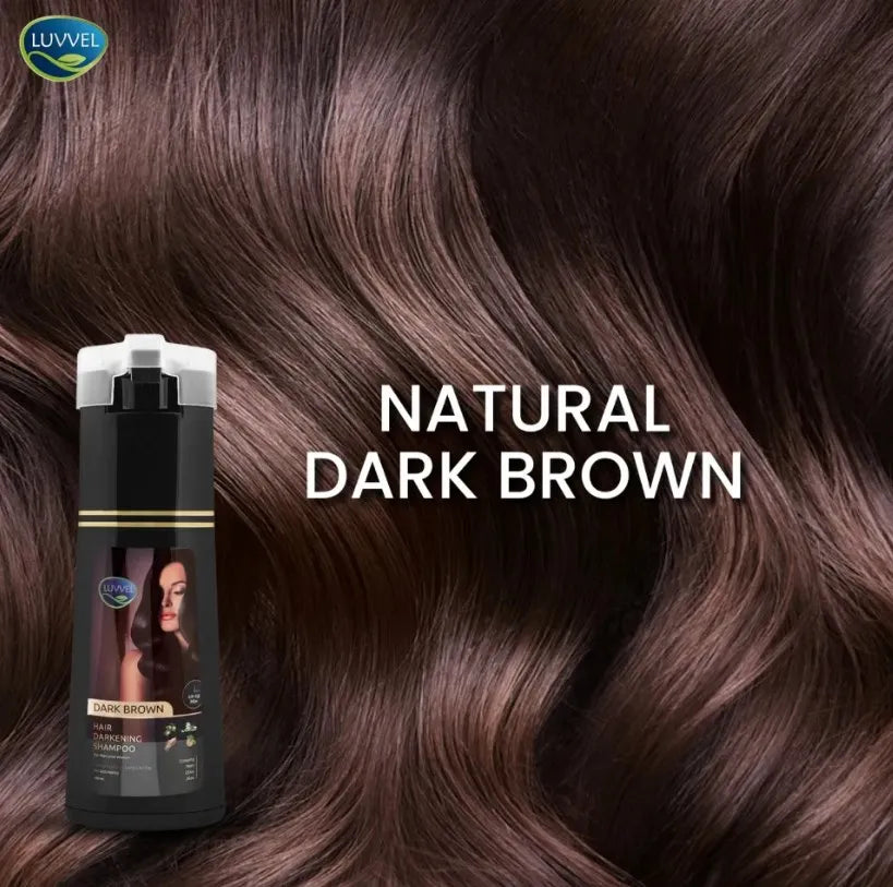 LUVVEL Hair Color Shampoo Bottle with Olive Oil – 200ml