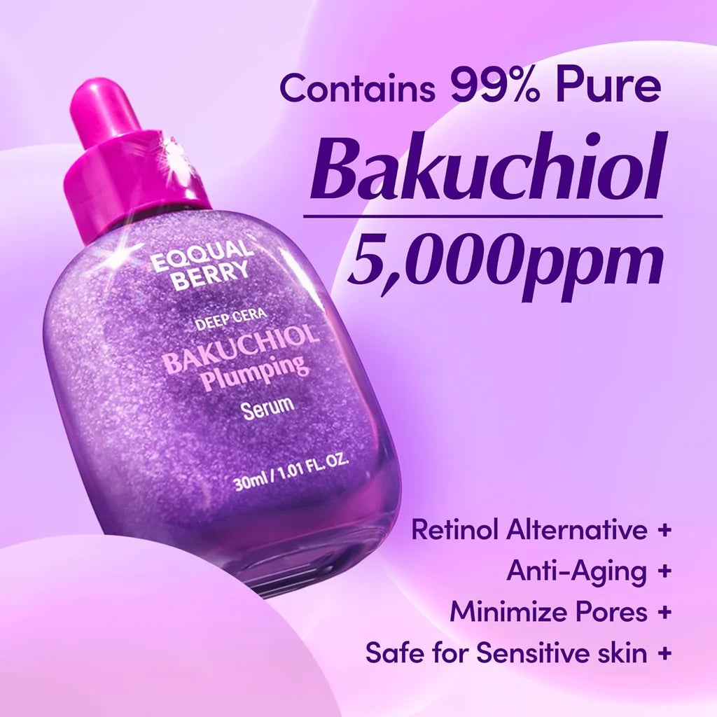 Eqqualberry Bakuchiol Plumping Serum - 30ml