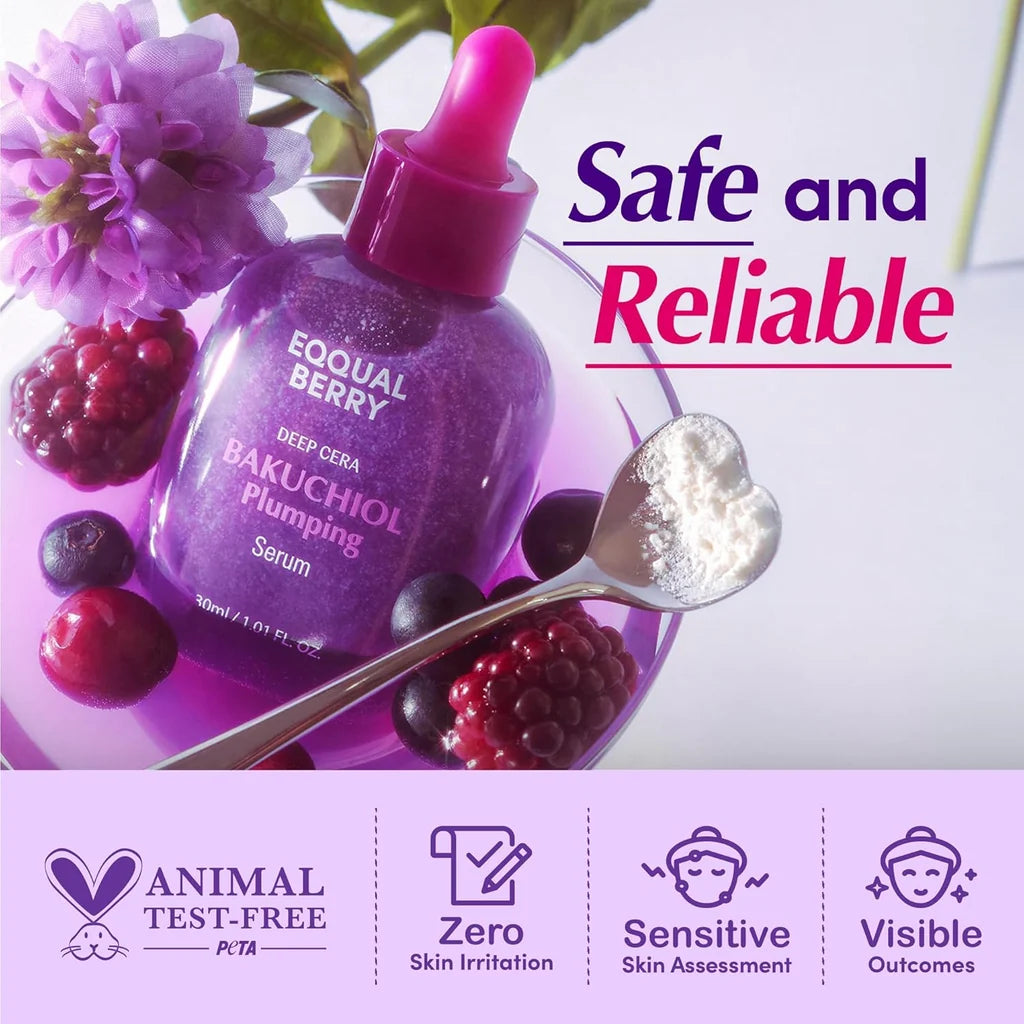 Eqqualberry Bakuchiol Plumping Serum - 30ml