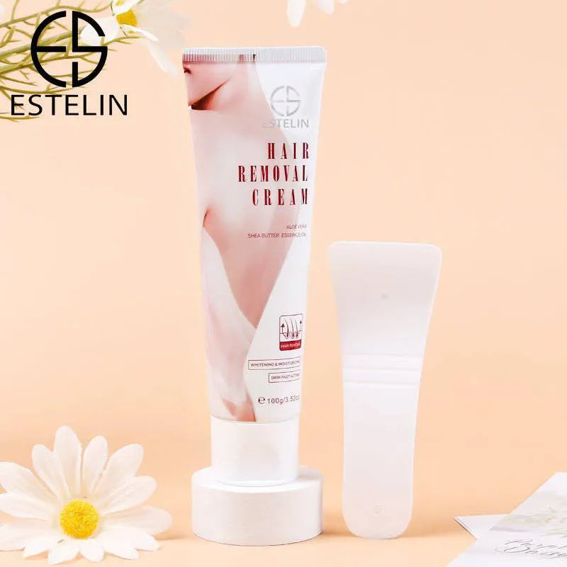 ESTELIN Aloe Vera Shea Butter Essence Oil Hair Removal Cream - 100g