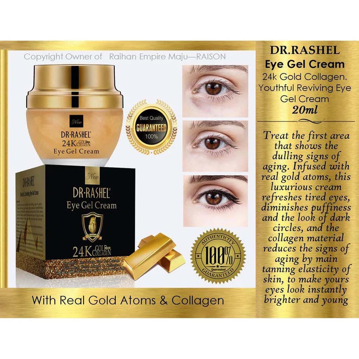 Dr.Rashel 24K Gold And Collagen Eye Gel Cream - 30ml