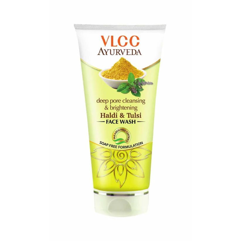 VLCC Deep Pore Cleansing & Brightening Haldi & Tulsi Face Wash - 150ml