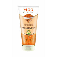 VLCC Ayurveda Natural Fairness Double Action Kesar & Chandan Face Wash - 150ml