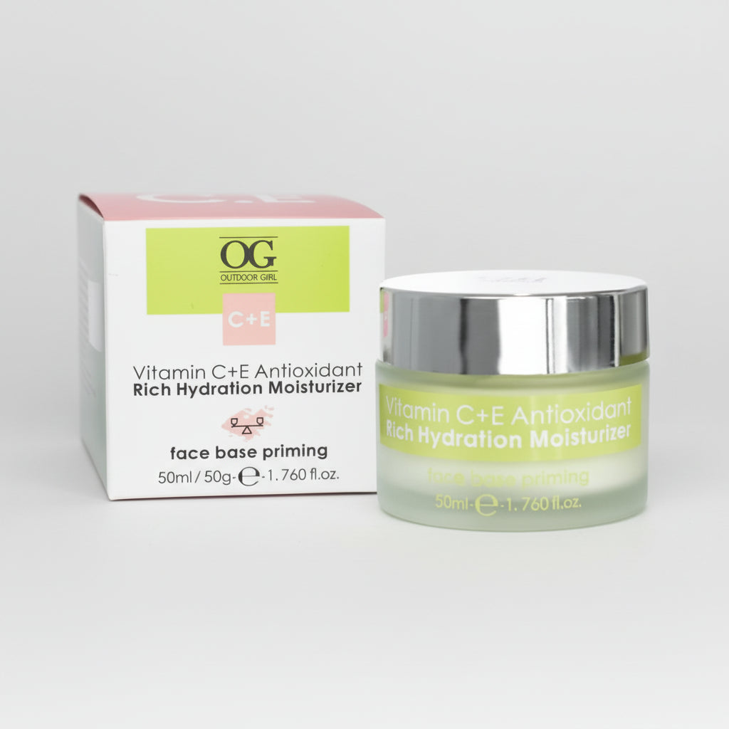 OG Outdoor Girl Vitamin C+E Antioxidant Rich Hydration Moisturizer – 50ml/50g