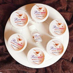 Rice Whitening Ultra Glowing Facial Kit For All Skin Types -100ml