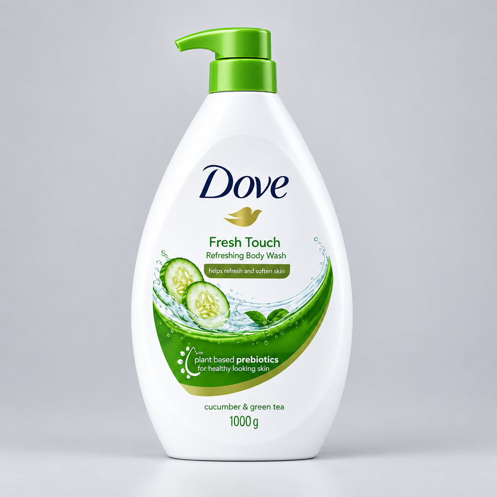Dove Fresh Touch Cucumber & Green Tea Body Wash - 1000g