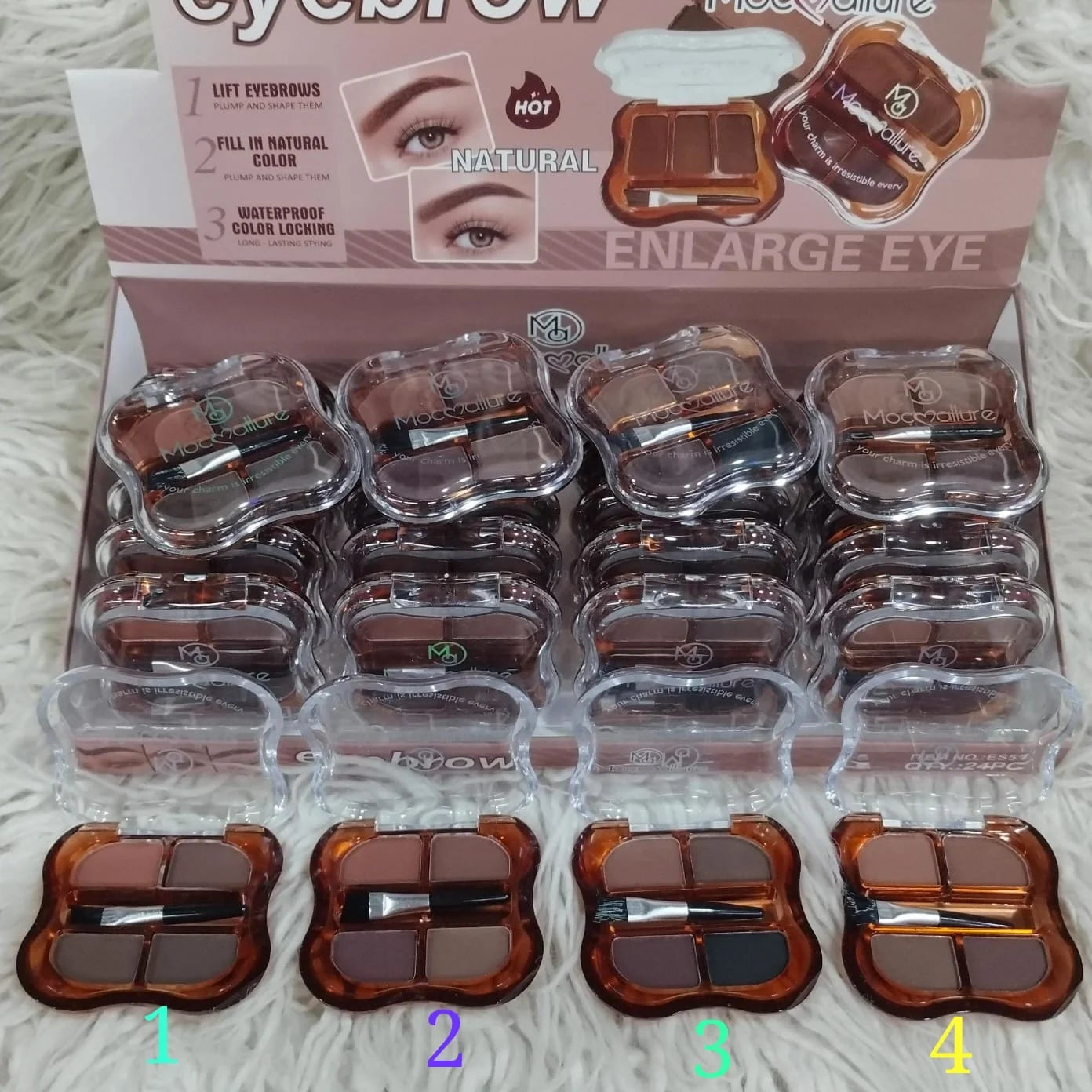 Mocallure 4 in 1 mini eyebrow kit