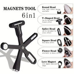 Multi-Functional Cat Eye Nail Magnet