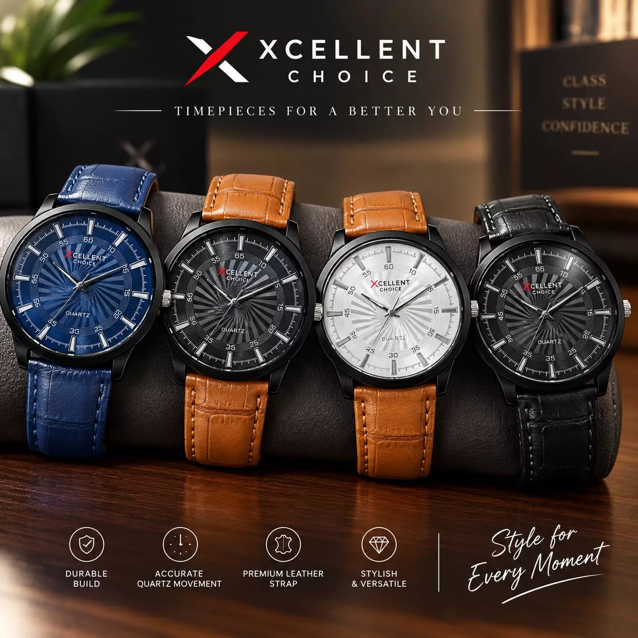 XCELLENT Choice Leader Belt Watch for Men