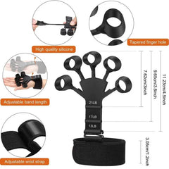 Silicone Finger Hand Grip Strengthener