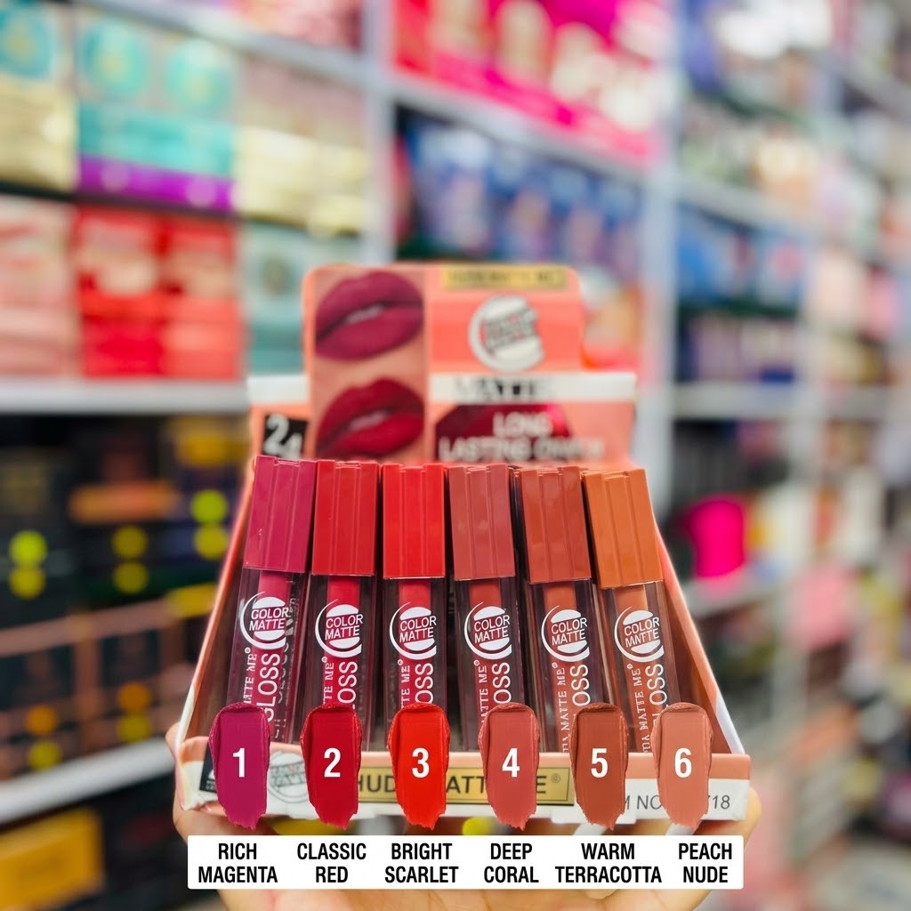 Huda Matte Me Color matte lip gloss