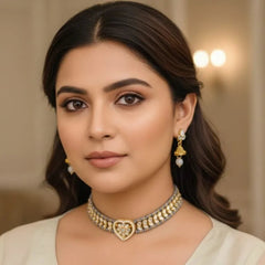 Moti Shisha Choker Set