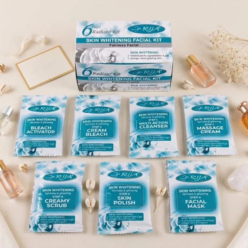 Rija Radiant Kit Skin Whitening Facial Kit - 6 Step