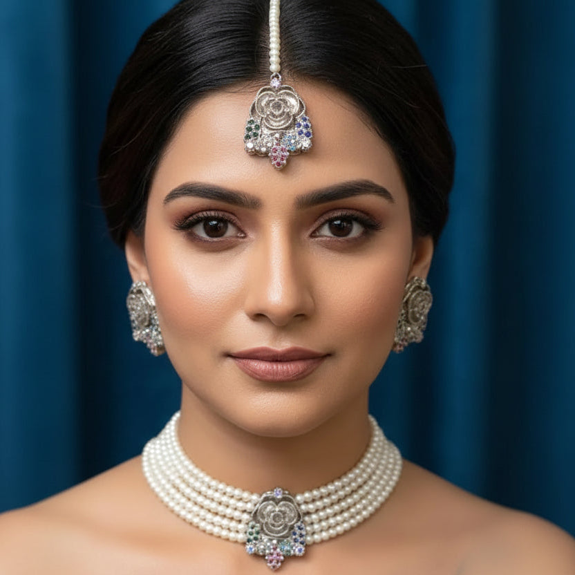 Turkish Flowers 🌹 Choker Set