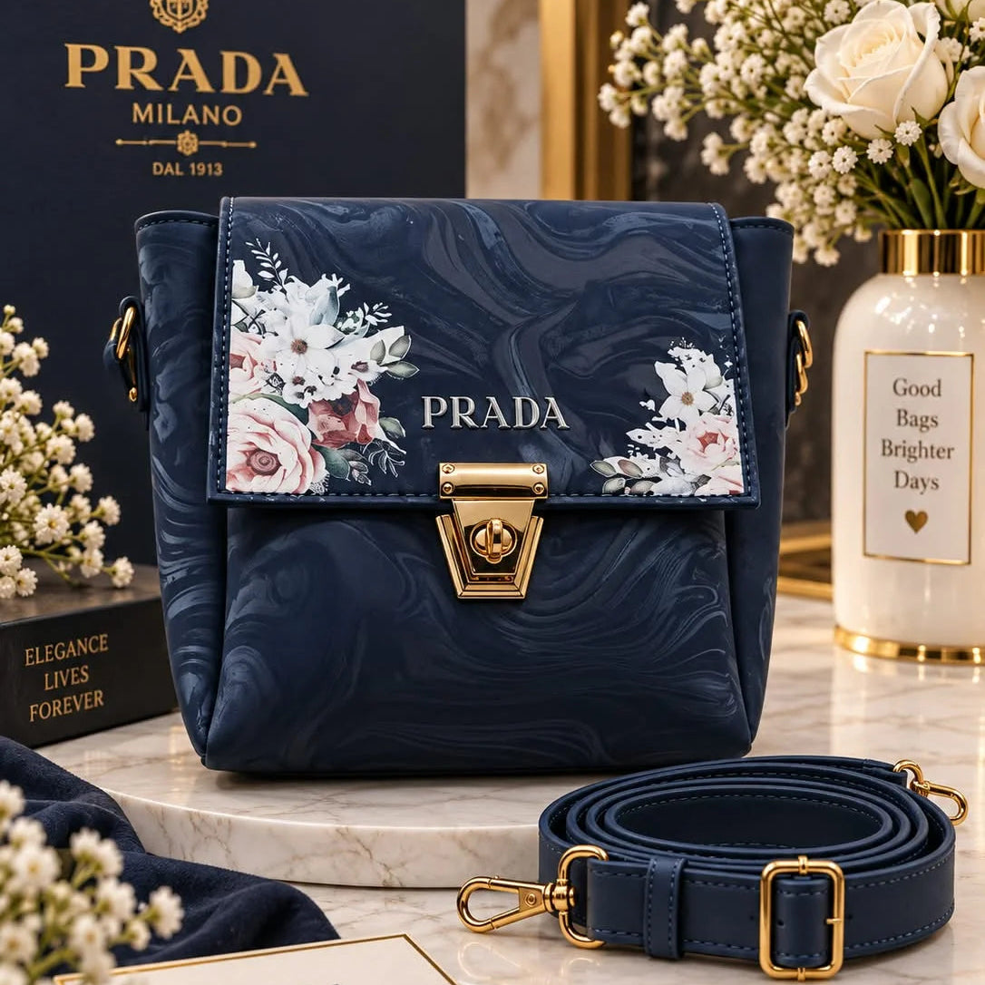 Prada Floral Crossbody Bag