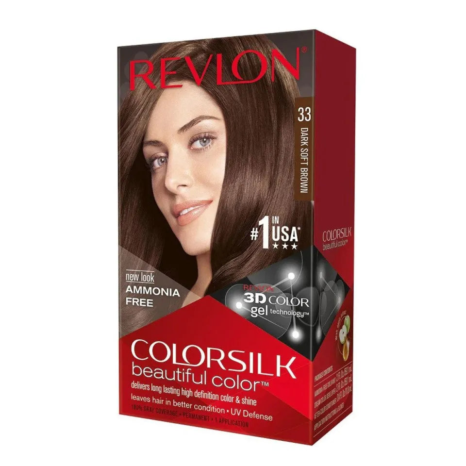 REVLON (Italy) 33 Dark Soft Brown 3D Hair Color