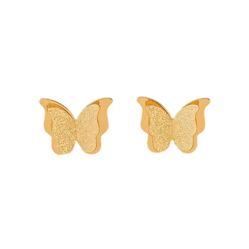 Stainless steel  Butterfly earring - Each