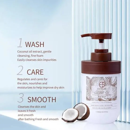 ESTELIN Vitamin E Coconut Oil Body Wash