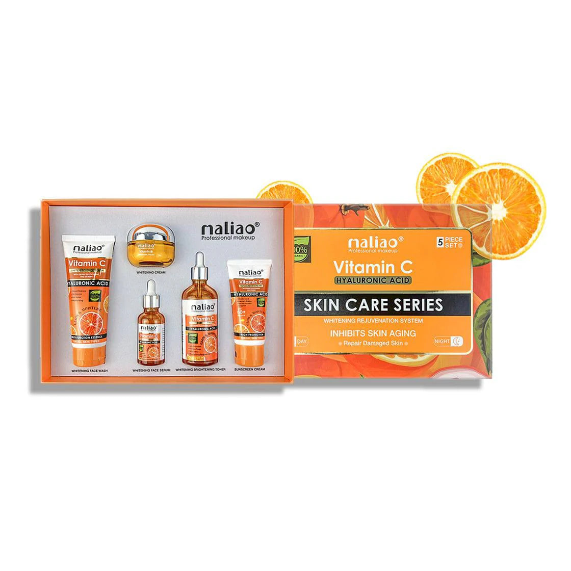 Maliao Organic Vitamin C Skin Care Set (5Pcs)