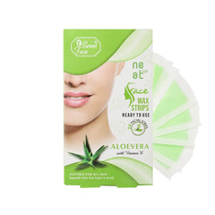 Sweet Face Aloevera Face Wax Strips- 20 Strips